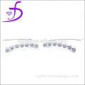 freshwater pearl earring lattest design-silver pearl earring good bijoux